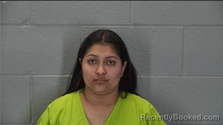 Mugshot of Yosmari Meza Moran booked in Tippecanoe County, Indiana on May 5, 2026
