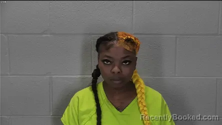 Mugshot of Tashae Riantae Caldwell booked in Tippecanoe County, Indiana on May 7, 2026