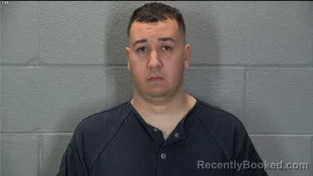 Mugshot of Joshua Rivera Mercado booked in Tippecanoe County, Indiana on May 7, 2026