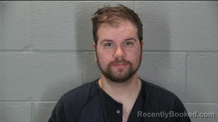 Mugshot of Noah Duulel Dombrowsky booked in Tippecanoe County, Indiana on May 10, 2026