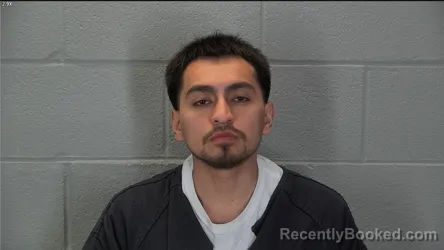 Mugshot of Alfredo Ezequiel Gallegos booked in Tippecanoe County, Indiana on May 10, 2026