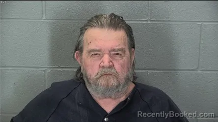 Mugshot of Larry Gene Knipp booked in Tippecanoe County, Indiana on May 13, 2026