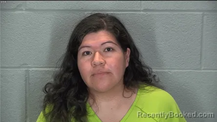 Mugshot of Carla G Vega Pacheco booked in Tippecanoe County, Indiana on May 16, 2026