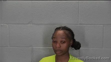Mugshot of Adrianna Jamiya Rule booked in Tippecanoe County, Indiana on June 3, 2026