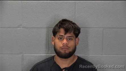 Mugshot of Cesar Andrade booked in Tippecanoe County, Indiana on June 3, 2026