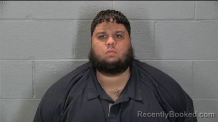 Mugshot of Joshua A Rodriguez Santiago booked in Tippecanoe County, Indiana on June 11, 2026