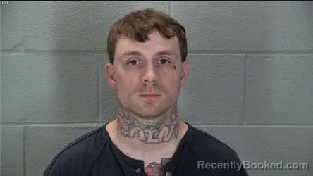 Mugshot of Jesse Wayne Fleeger booked in Tippecanoe County, Indiana on June 16, 2026