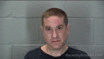Mugshot of Jeffrey Aaron Hanauer booked in Tippecanoe County, Indiana on June 25, 2026
