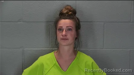 Mugshot of Olivia Grace Collicott booked in Tippecanoe County, Indiana on June 27, 2026