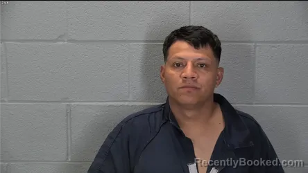 Mugshot of Jonathan Eduardo Diaz-Amaya booked in Tippecanoe County, Indiana on June 28, 2026