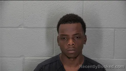 Mugshot of Adrian Kadareon Shanklin booked in Tippecanoe County, Indiana on July 5, 2026
