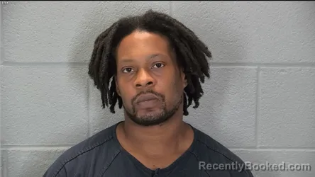 Mugshot of Terell Martez Marshall booked in Tippecanoe County, Indiana on July 6, 2026