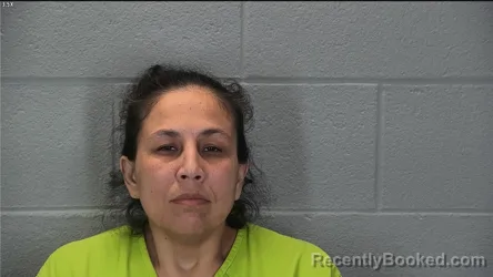 Mugshot of Rocio D Alcala Sandoval booked in Tippecanoe County, Indiana on July 7, 2026