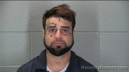 Mugshot of Caleb Darius Brenneman booked in Tippecanoe County, Indiana on July 7, 2026