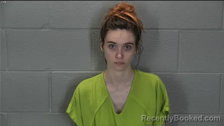 Mugshot of Nevaeh Skye Gunter booked in Tippecanoe County, Indiana on July 15, 2026