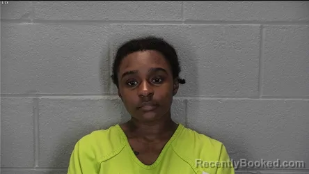 Mugshot of Allannah Kelis Kirksey booked in Tippecanoe County, Indiana on July 15, 2026