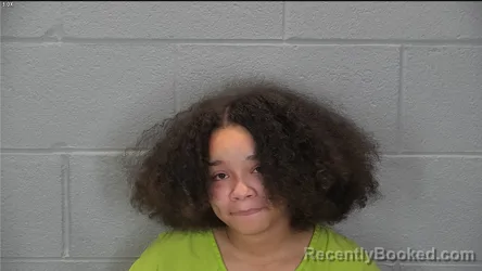Mugshot of Jasmine Marie Kinzer booked in Tippecanoe County, Indiana on July 26, 2026