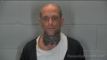 Mugshot of Chad N. Starnes booked in Tippecanoe County, Indiana on August 6, 2026