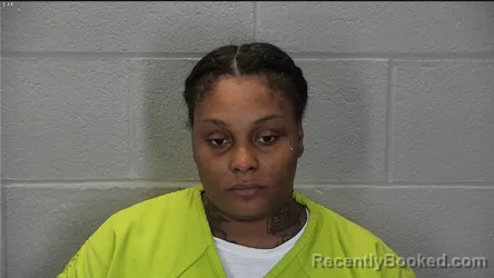Mugshot of Tierra C Mitchell booked in Tippecanoe County, Indiana on August 9, 2026