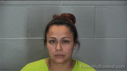 Mugshot of Gloria Delia Roman Cardenas booked in Tippecanoe County, Indiana on August 9, 2026