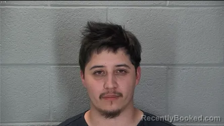 Mugshot of Miguel Angel Reyna De Anda booked in Tippecanoe County, Indiana on August 9, 2026