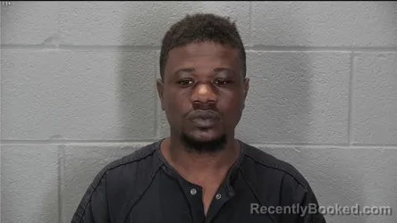 Mugshot of Elie Lusua Maswila booked in Tippecanoe County, Indiana on August 9, 2026