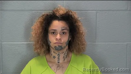 Mugshot of Kiara D Mckibben booked in Tippecanoe County, Indiana on August 10, 2026