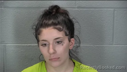 Mugshot of Jayda Alexis Schroeder booked in Tippecanoe County, Indiana on August 13, 2026
