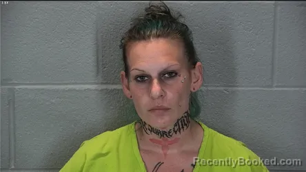Mugshot of Stacia Jalee Pinkham booked in Tippecanoe County, Indiana on August 13, 2026