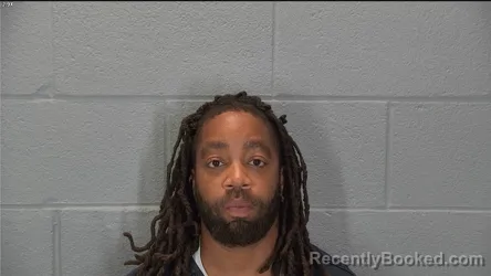Mugshot of Kenneth Darnell Jackson booked in Tippecanoe County, Indiana on August 14, 2026