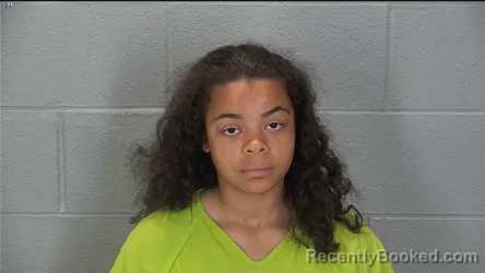 Mugshot of Jenesis Ardrene Webb booked in Tippecanoe County, Indiana on August 15, 2026