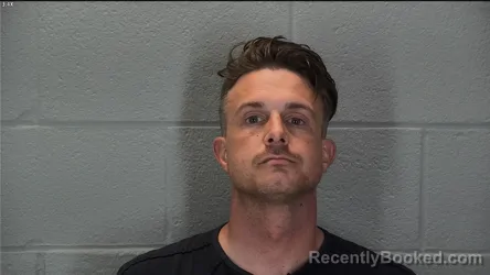 Mugshot of William Allan Fox booked in Tippecanoe County, Indiana on August 15, 2026