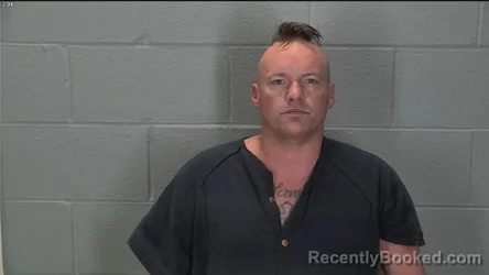 Mugshot of Brent Clayton Sparger booked in Tippecanoe County, Indiana on August 19, 2026