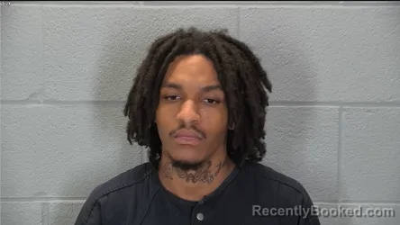 Mugshot of Ja'sir Lapaul Capers booked in Tippecanoe County, Indiana on August 20, 2026
