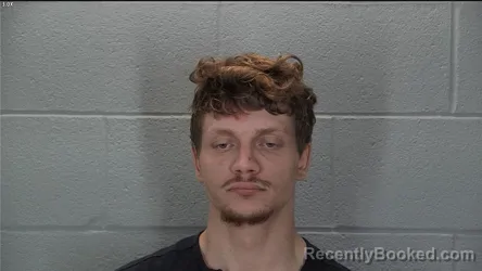 Mugshot of Dillon Andrew Vanvoorst booked in Tippecanoe County, Indiana on August 21, 2026