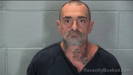 Mugshot of John William Montgomery booked in Tippecanoe County, Indiana on August 21, 2026