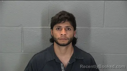 Mugshot of Dagoberto Cruz Mendoza booked in Tippecanoe County, Indiana on August 25, 2026