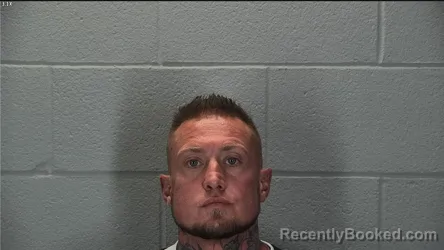 Mugshot of Justin Layne Logsdon booked in Tippecanoe County, Indiana on September 25, 2026