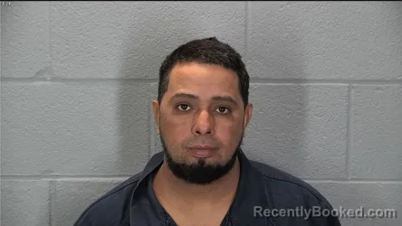 Mugshot of Manuel Antonio Vasquez-Bueso booked in Tippecanoe County, Indiana on September 29, 2026
