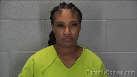 Mugshot of Rakiya Jaliya Sherman booked in Tippecanoe County, Indiana on October 2, 2026