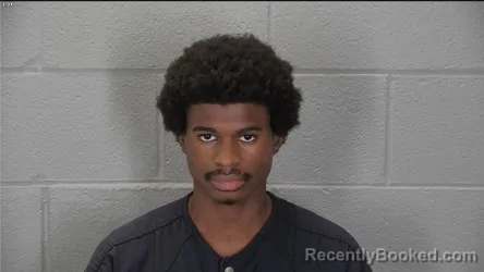 Mugshot of Davion Damarcus Blakes booked in Tippecanoe County, Indiana on October 2, 2026