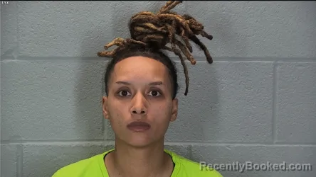 Mugshot of Javanna Manell Mcclatchey booked in Tippecanoe County, Indiana on October 4, 2026