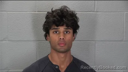 Mugshot of Maanav Arpan Shah booked in Tippecanoe County, Indiana on October 5, 2026