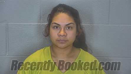 Mugshot of Gabriela Serrano-Matias booked in Tippecanoe County, Indiana on October 23, 2026