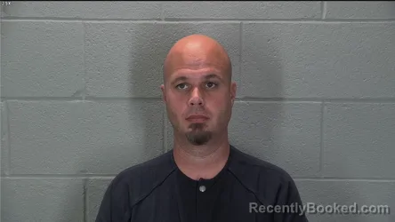 Mugshot of Brandon Lee Abbott booked in Tippecanoe County, Indiana on October 14, 2026