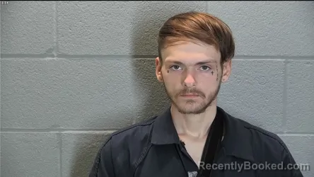 Mugshot of Jacob Michael Clevinger booked in Tippecanoe County, Indiana on October 23, 2026