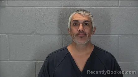 Mugshot of Sergio Maurice Ruiz booked in Tippecanoe County, Indiana on October 14, 2026