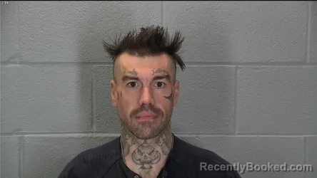 Mugshot of Eric Collie Henderson booked in Tippecanoe County, Indiana on October 7, 2026