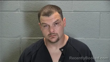 Mugshot of Aaron Mikeal Spencer booked in Tippecanoe County, Indiana on October 23, 2026
