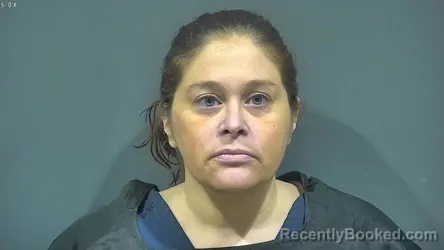 Mugshot of Amber Jo Hunter booked in Tipton County, Indiana on October 26, 2026